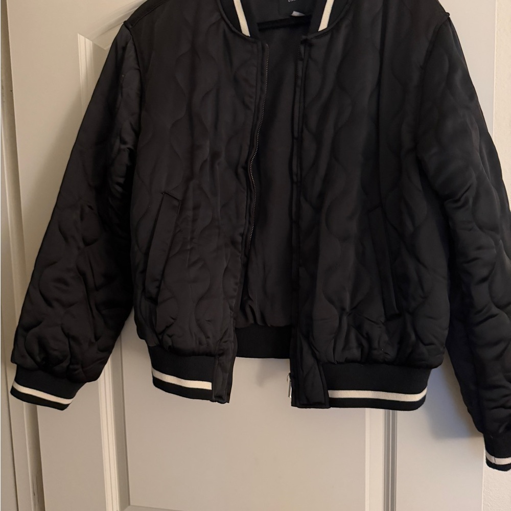 Black Bomber Jacket